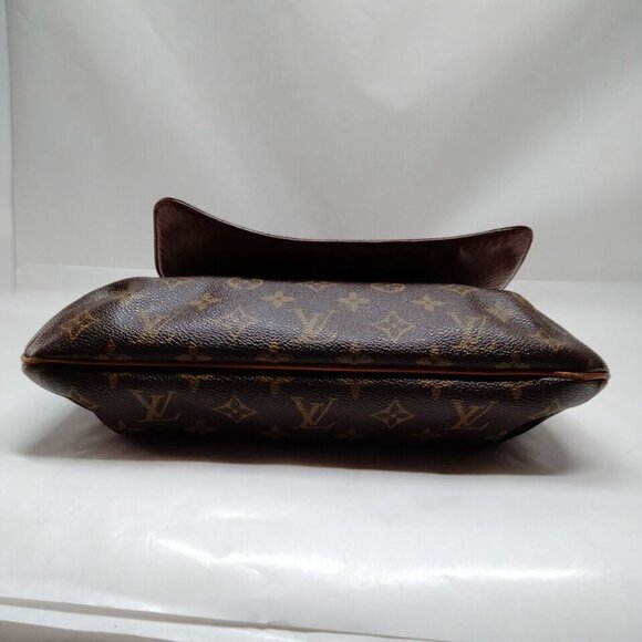 100% Authentic Louis Vuitton Musette Brown Monogram Crossbody Bag - Picture 5 of 9
